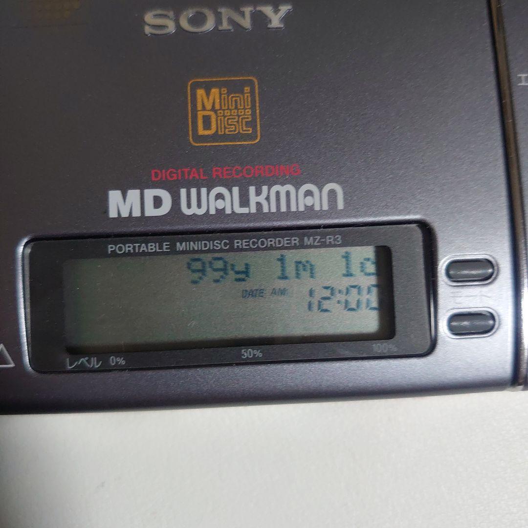 【動作確認済】『SONY』 MZ-R3 ポータブルMDレコーダー