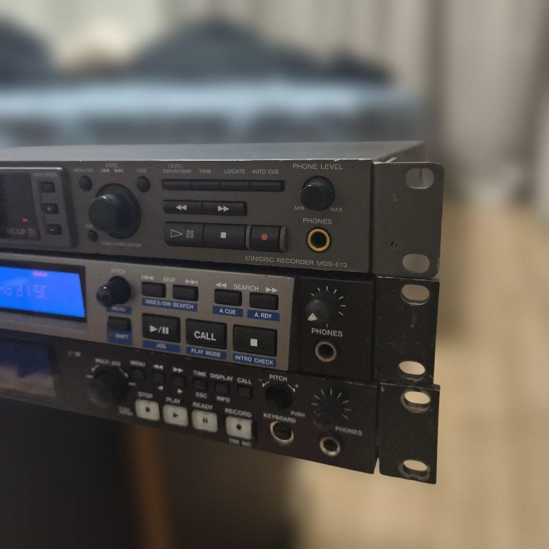 ラジオ・コンポ TASCAM tascam cd 01u-SONY MDS-E12 MD A1