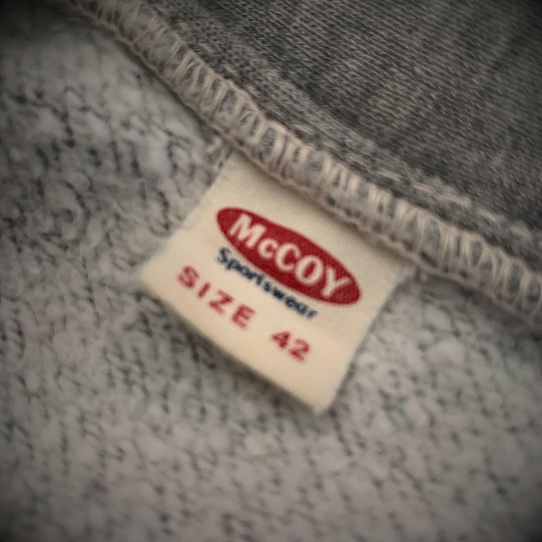 『ヴィンテージ感◎』The Real McCoy's(マッコイ)ジップスウェット