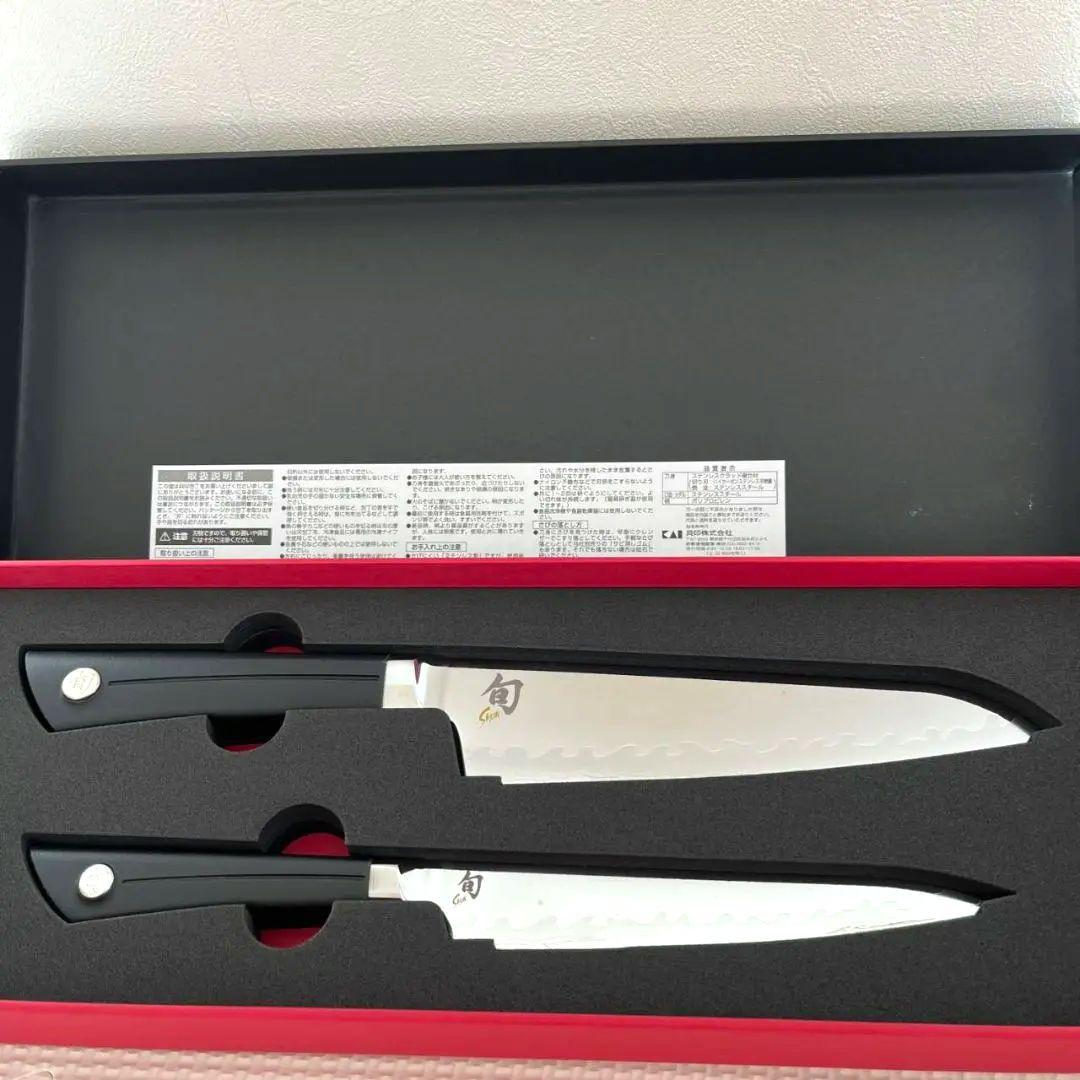 新品未開封★貝印★高級包丁★旬＊Sora★2点セット☆三徳包丁☆ペティナイフ☆