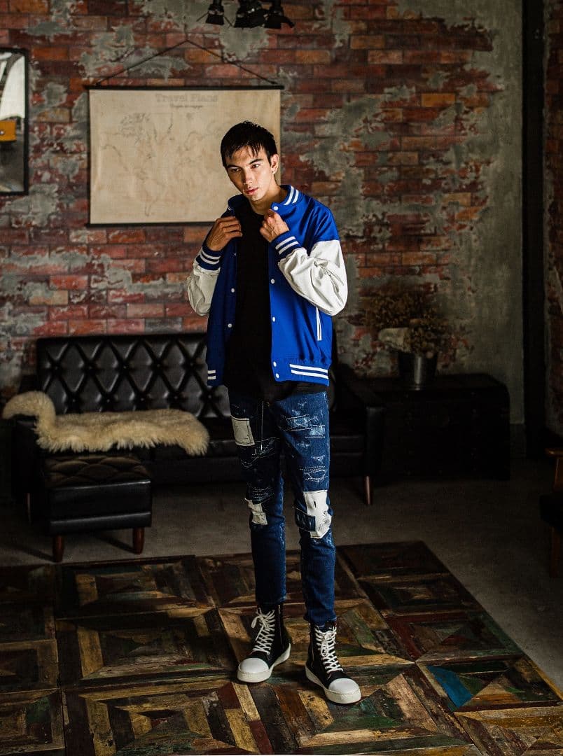 RESOND CLOTHING リサウンドクロージング　クラッシュ　ジーンズ　M