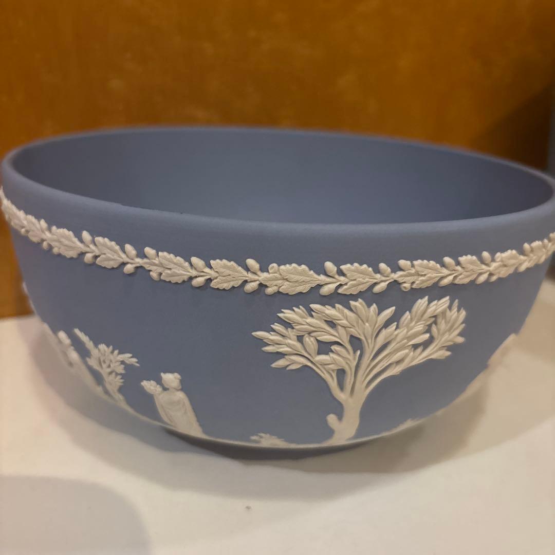 ウェッジウッド　ジャスパーウェア　ボウル　箱付き　刻印　正規品　