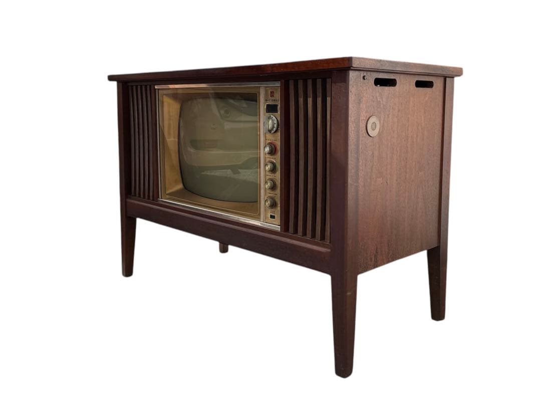 昭和40年代　National ナショナル　TK-900D 真空管カラーテレビ