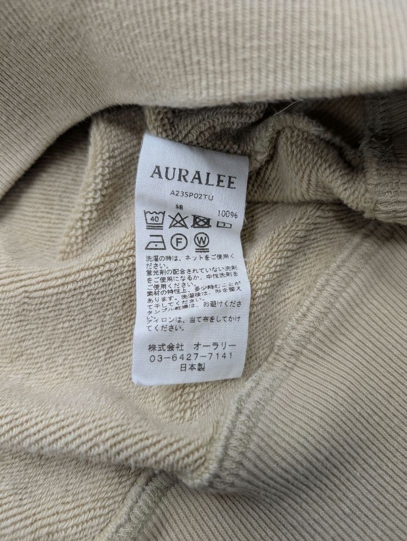 オーラリー【新品】 スウェット