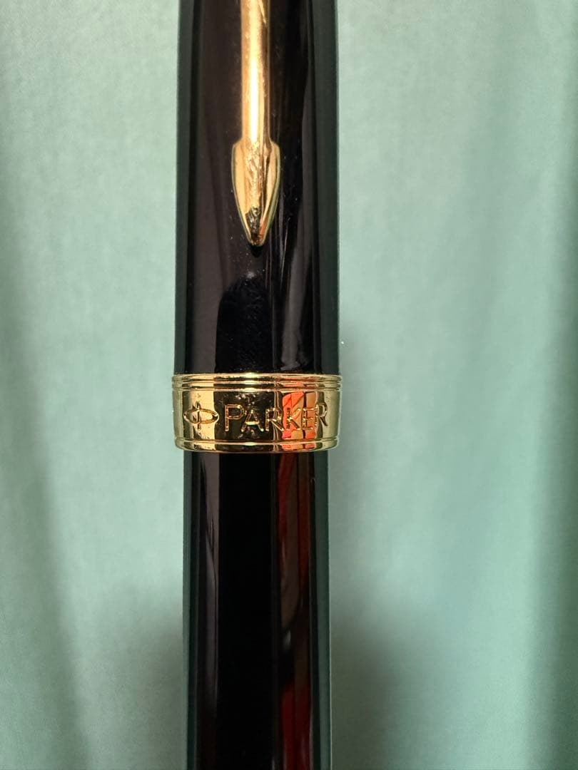 パーカー K18万年筆 ソネット F (細字) ボトルインク付き