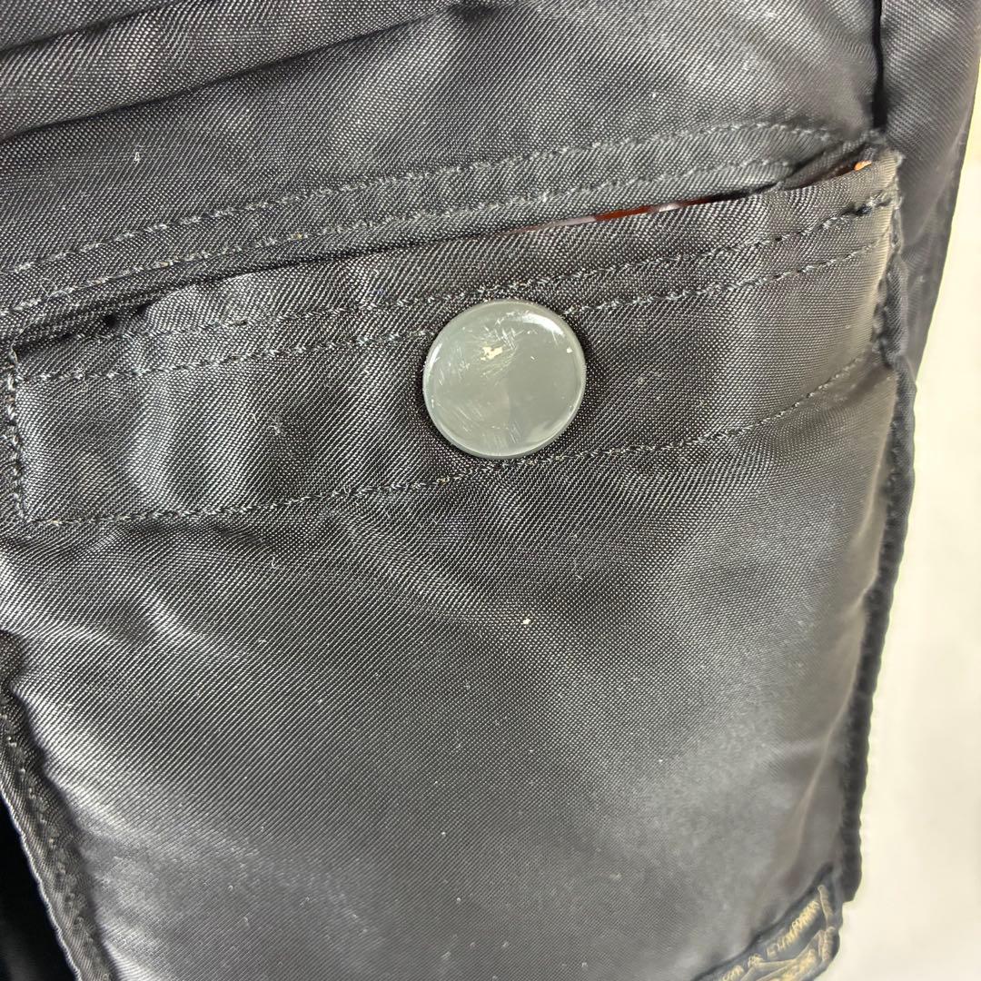 [未使用級] PORTER タンカー ショルダーバッグ 2層 ブラック S