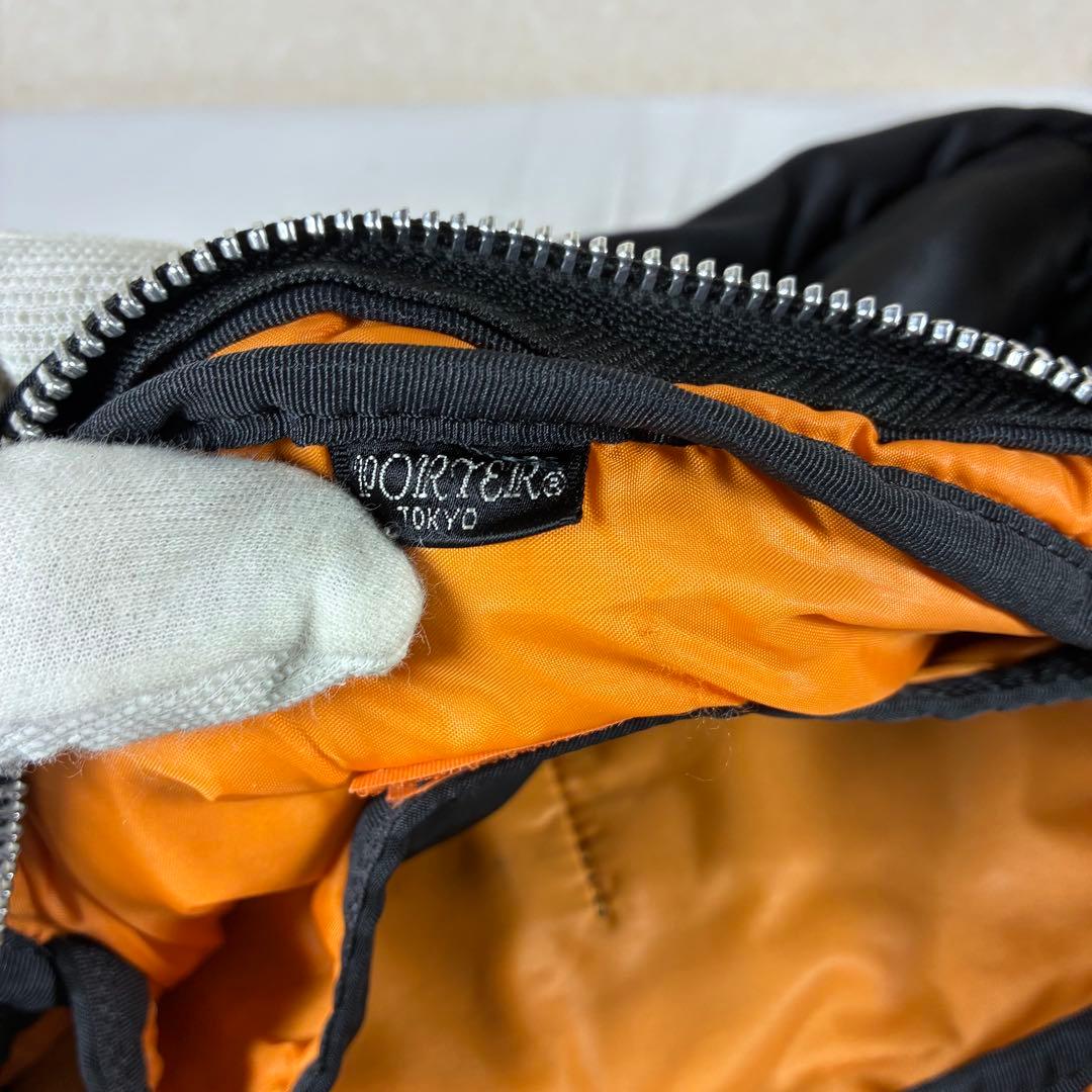 [未使用級] PORTER タンカー ショルダーバッグ 2層 ブラック S