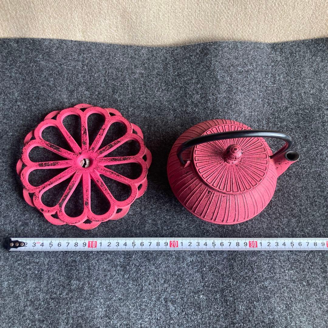 アンシャンテ　南部鉄器　カラーポット敷きセット　岩鋳 価格変更