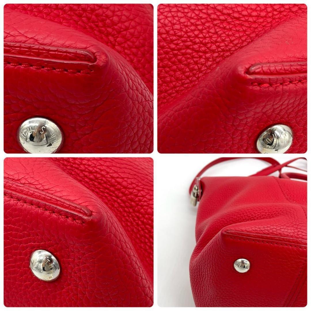 【極希少】ルイヴィトン パルナセア ロックイットMM 2way 赤　レザー