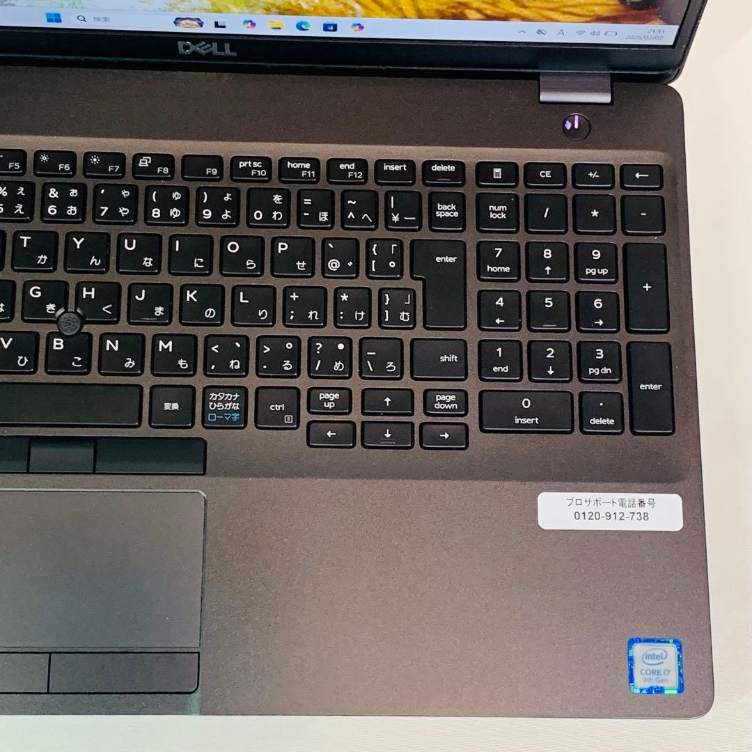 Core i7✨第9世代✨Precision 3541✨DELL✨ノートパソコン