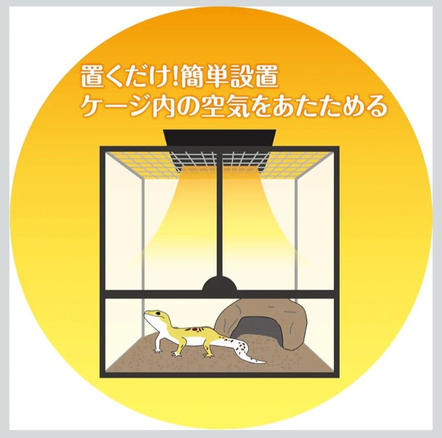 EXO TERRA グラステラリウム 3030 ヒーティングトップ付き