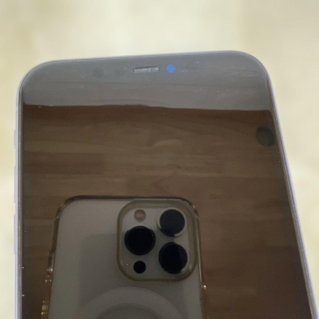 iphone11 128GB SIMフリー　バッテリー78% パープル