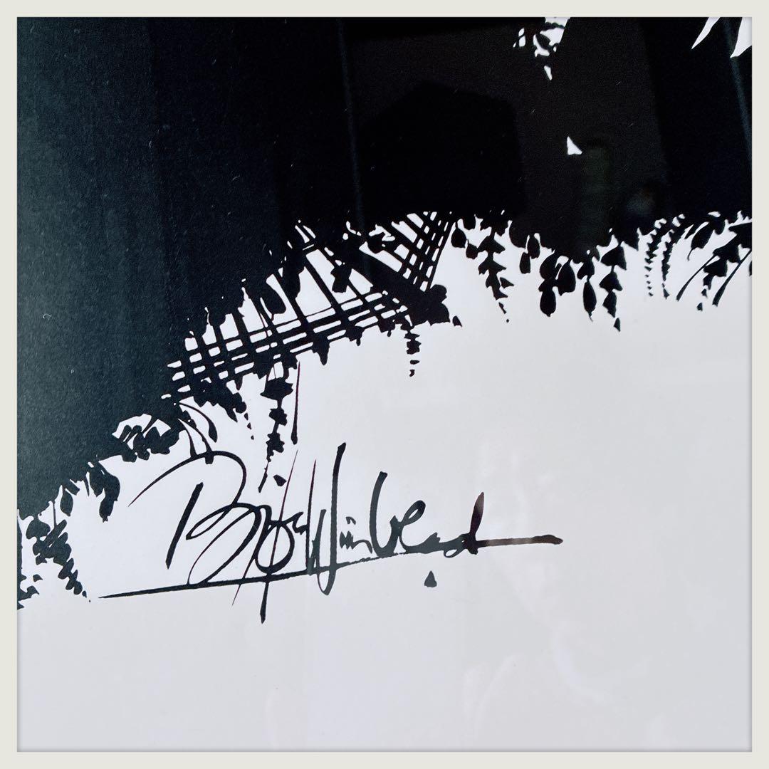 BJORNWIINBLAD シルエット春の絵 シックな黒の特別な額に入れて