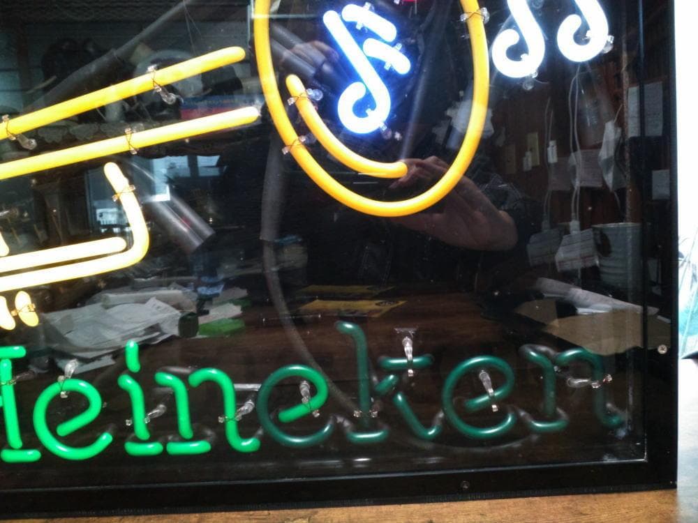ビンテージ│ハイネケン│トランペット│ネオンサイン│音符ネオン