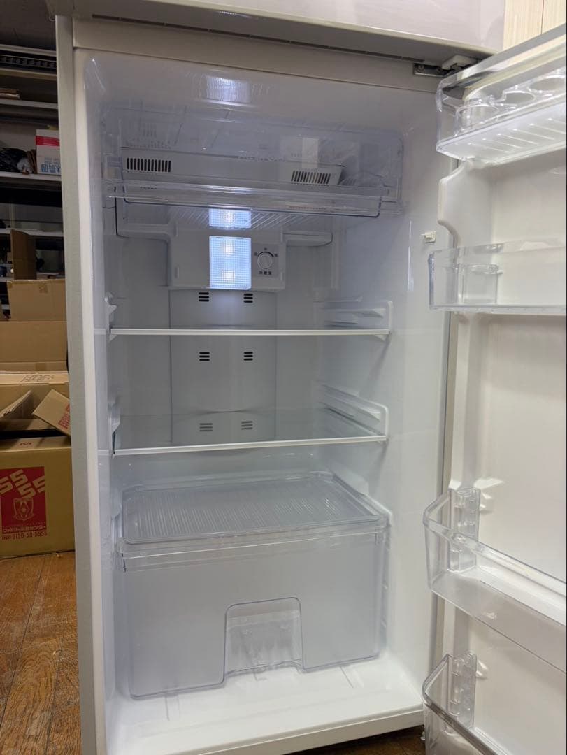#95 2ドア SHARP 2016年 225L SJ-D23B-S 冷蔵庫