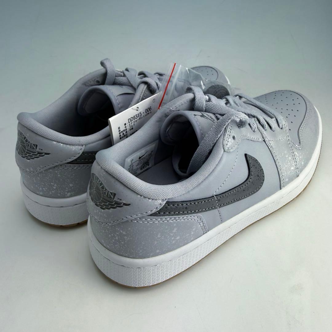 25cm ナイキ エアジョーダン1 ロー ゴルフ \"ウルフグレーガム\"