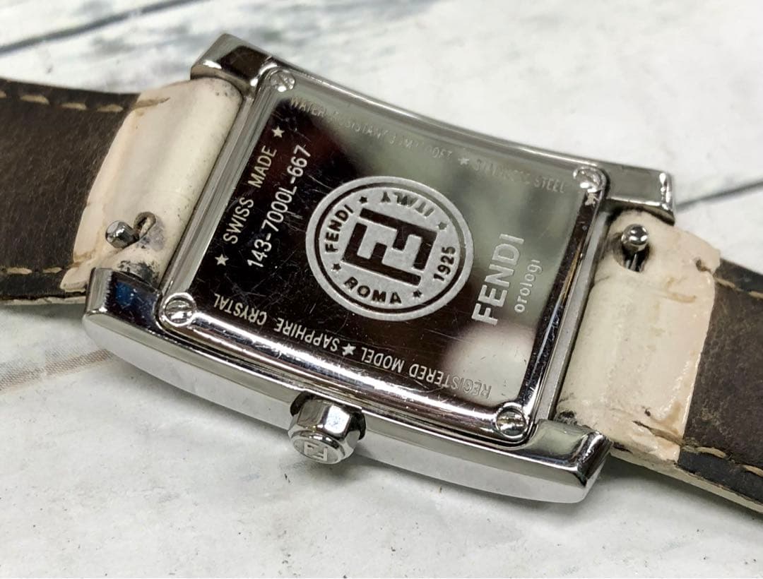 FENDI フェンディ 7000L 12PD シェル文字盤 腕時計　6861T