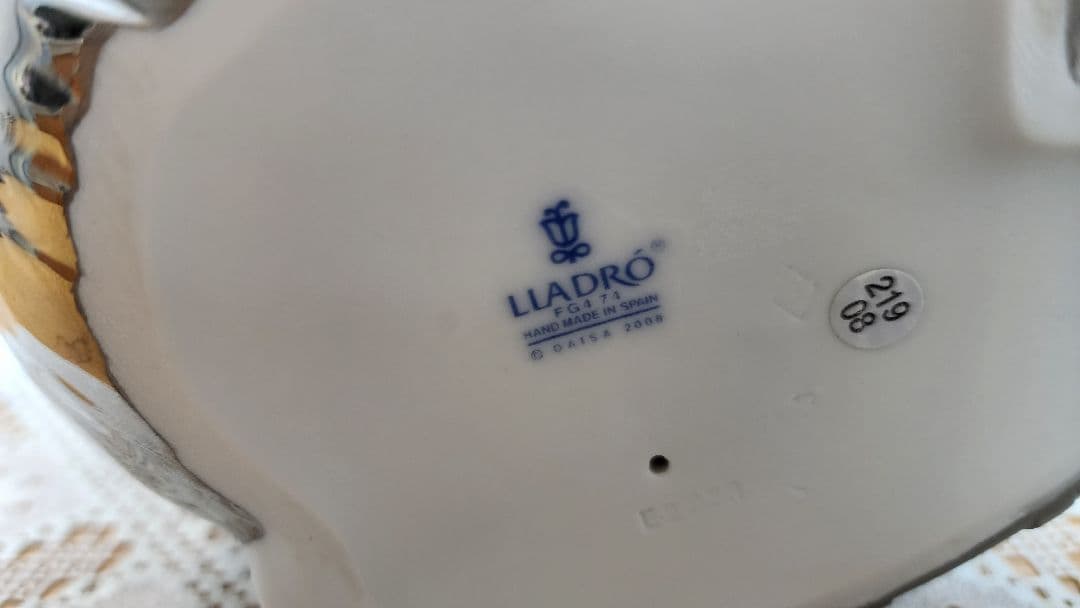 極美品 LLADRO　リヤドロ インドの美 ヤングインディアン 置物