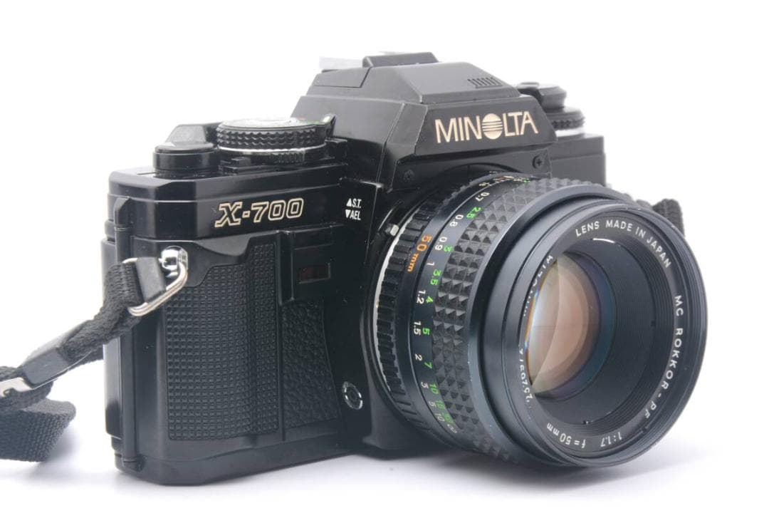 フィルムカメラ MINOLTA X-700 + MC ROKKOR-PF 50mm F1.7