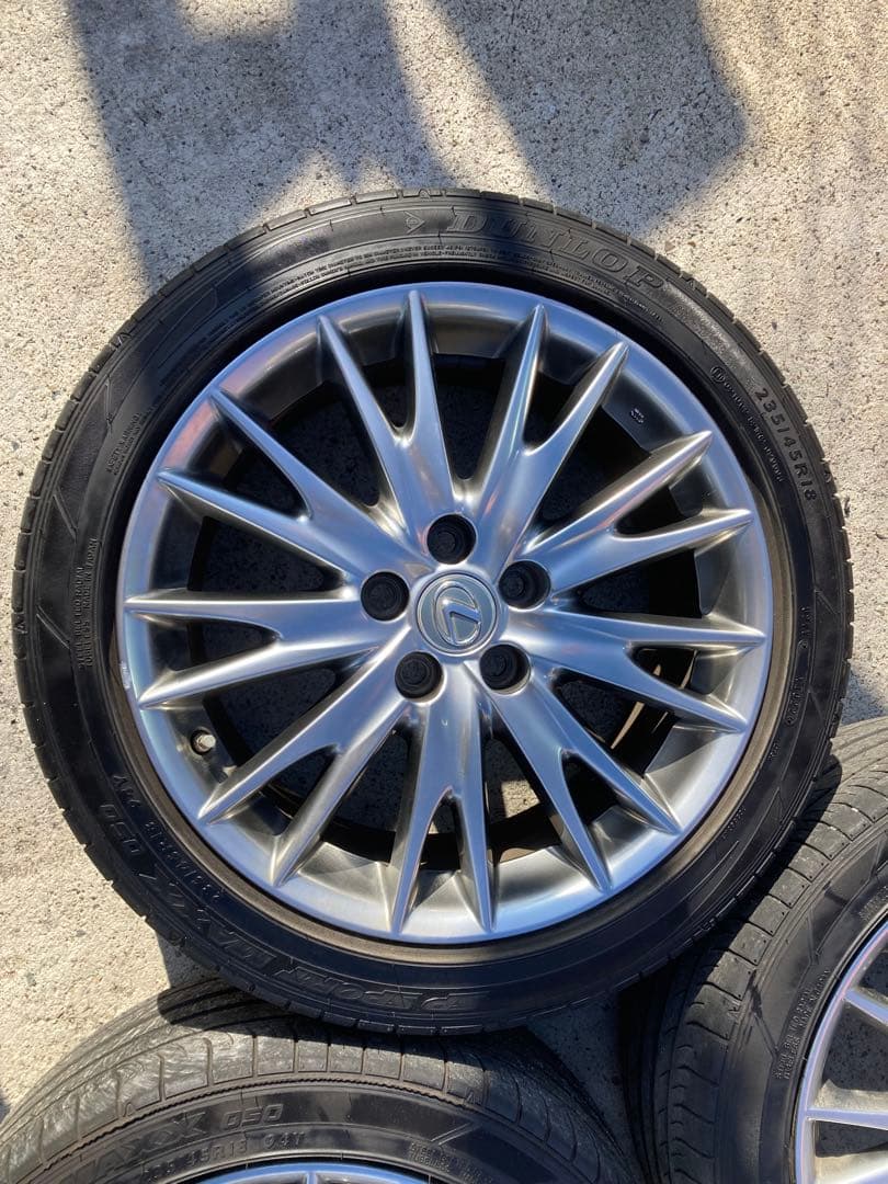 ぴかりんレクサス　10系　GS450h 純正18インチアルミホイル