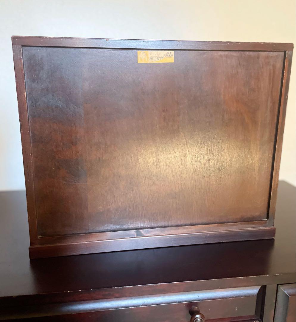 慈雨　松本民芸家具 凸面 小引き出し 民藝家具小物タンス 整理箪笥