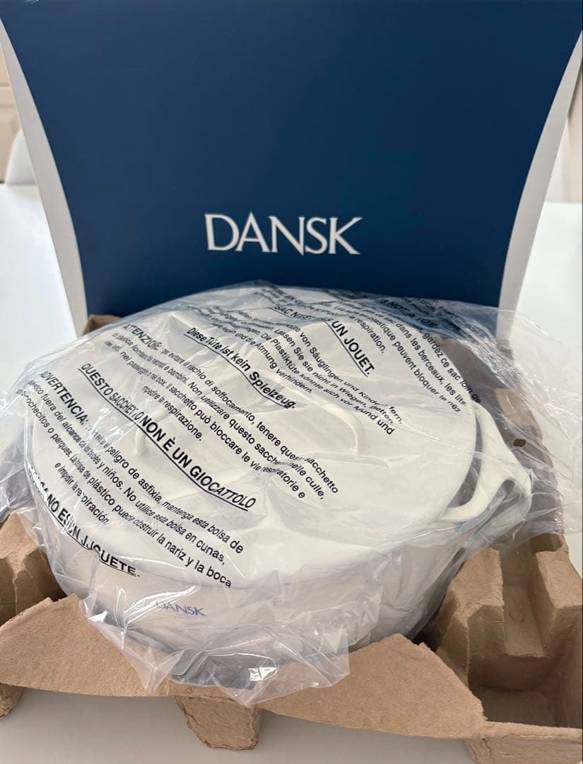 【美品】DANSK ダンスク コベンスタイル 両手鍋　ホワイト 26cm IH