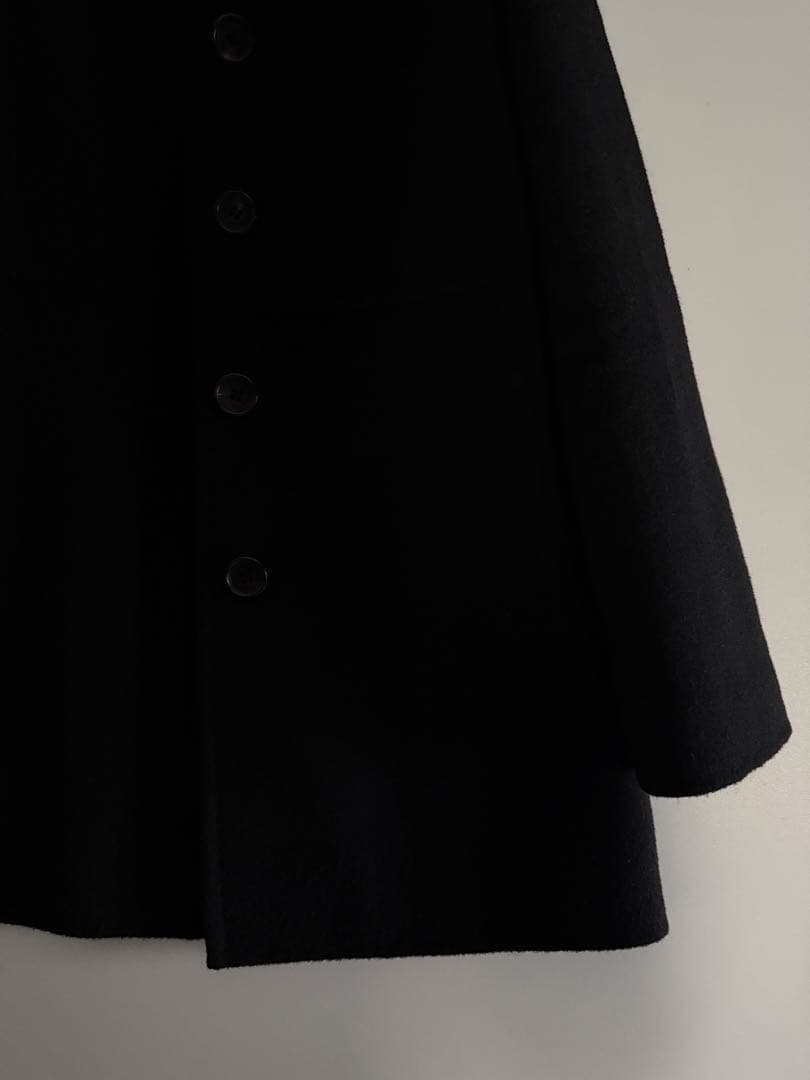 廃盤　バーバリー　ロンドン　カシミヤ混ウールコート 黒 40 日本製