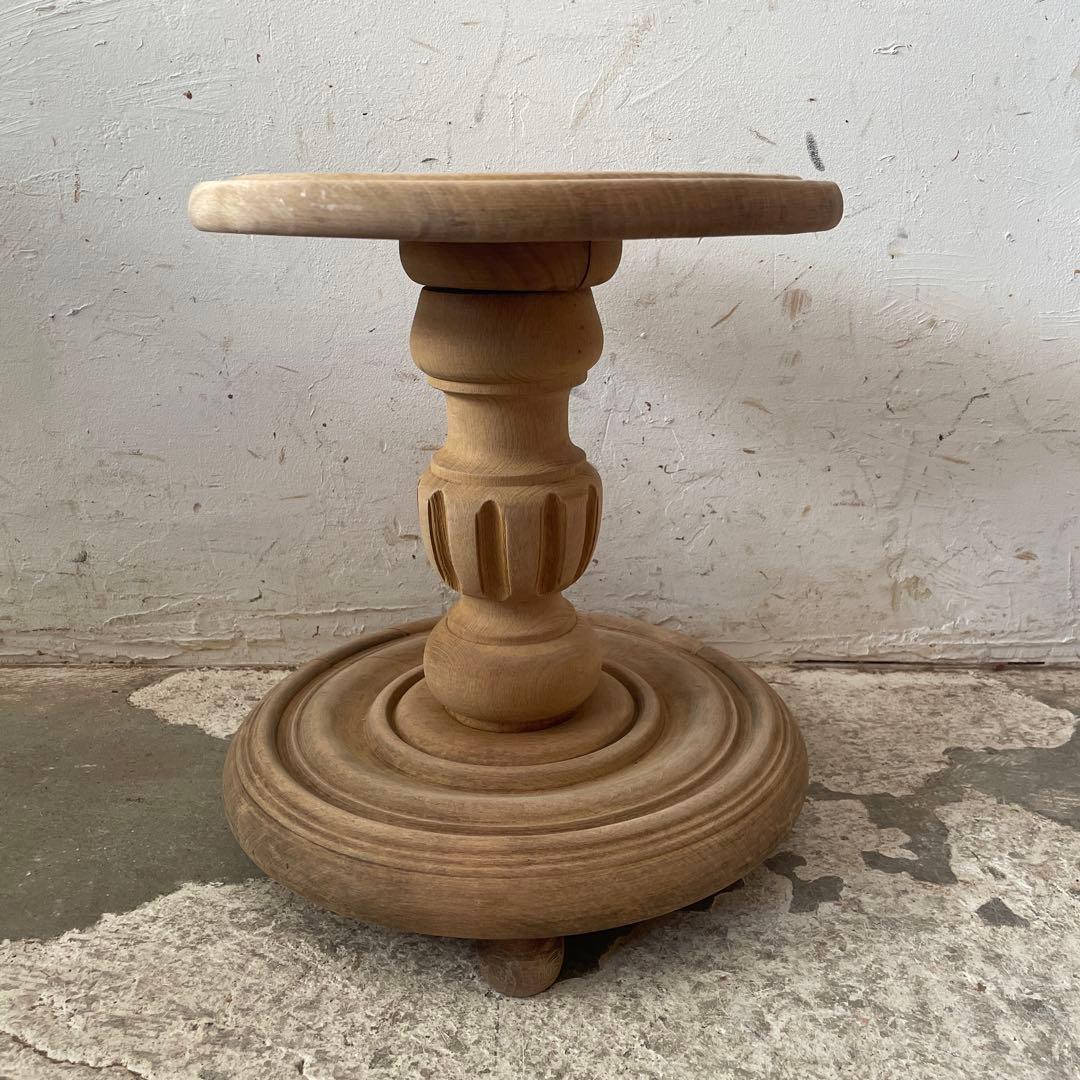 ビンテージ　サイドテーブル　フラワースタンド　花台　剥離