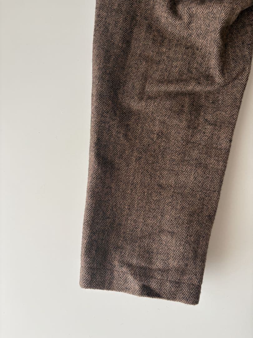 popelin / 25AW Brown dungarees サイズ2-3y