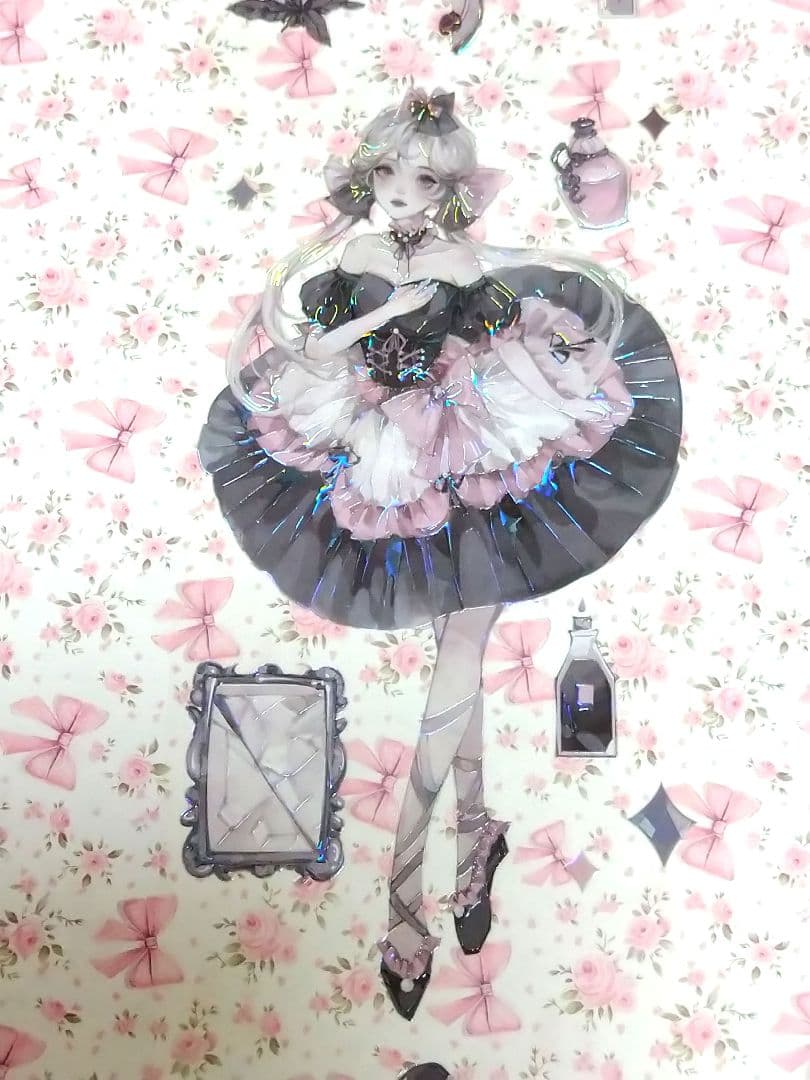 J1090＃暗夜莉莉丝(贝壳光)一木一横切り売り海外人物マステ女の子