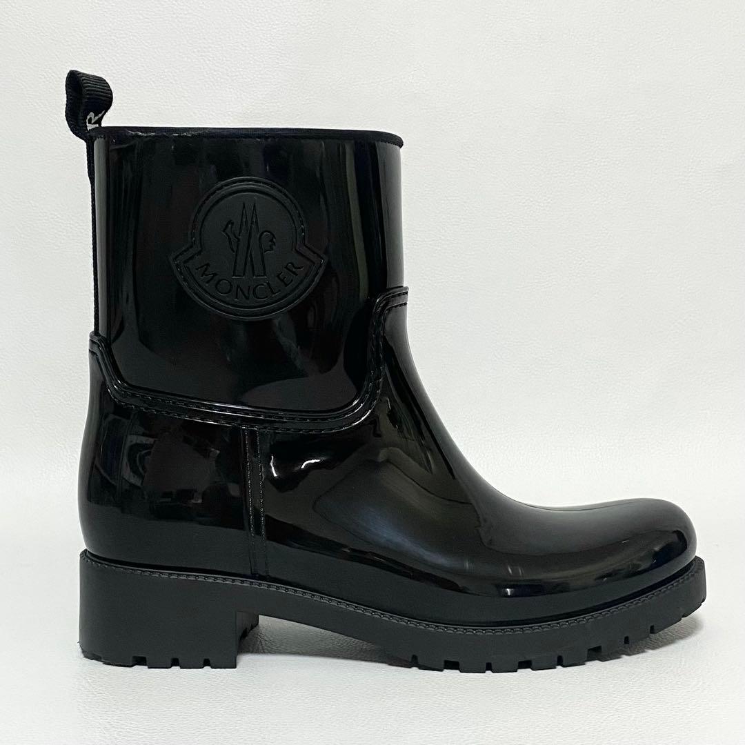 MONCLER / GINETTE レインブーツ ブラック 38