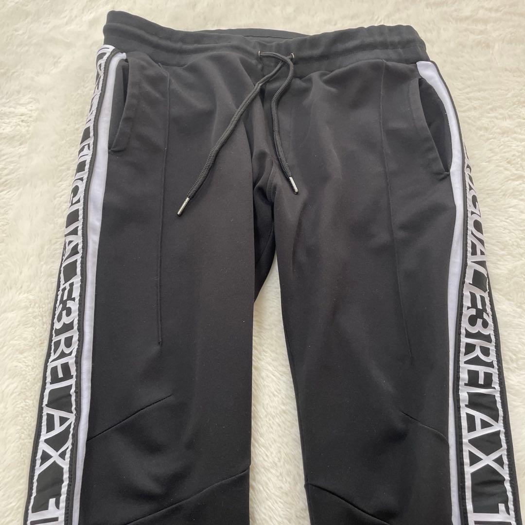 サイズXL 1PIU1UGUALE3 RELAX ジャージ　上下セットアップ黒