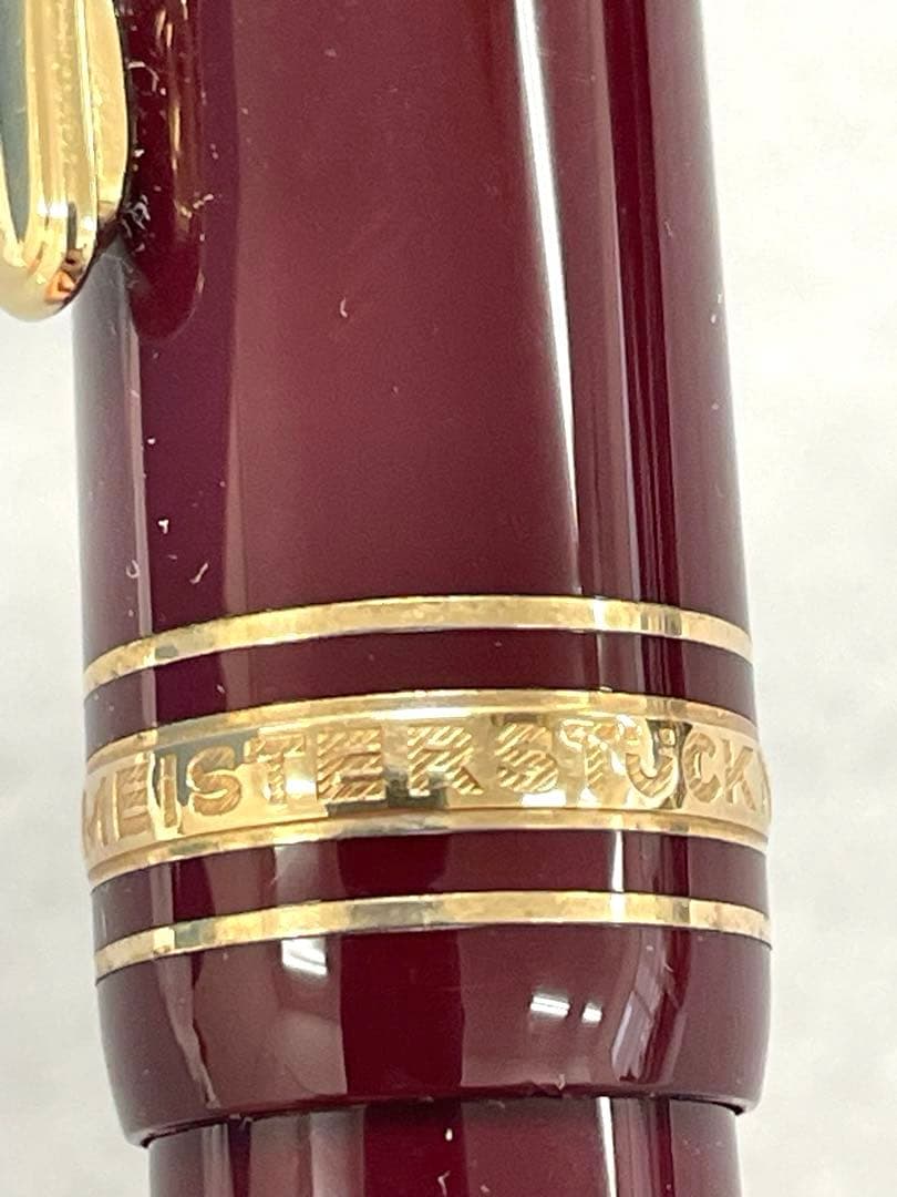 モンブラン マイスターシュテュック 146 万年筆 ボルドー F