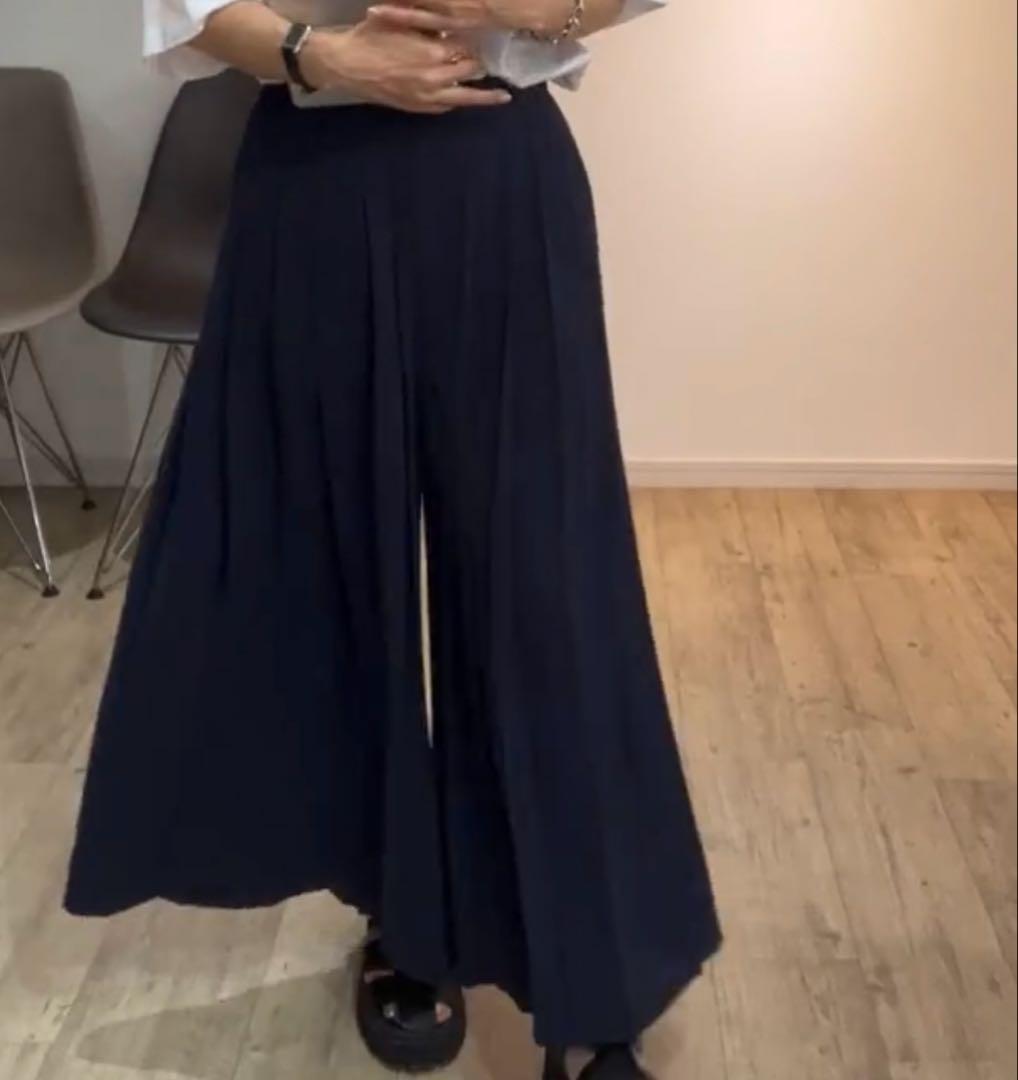 MM6 マルジェラ プリーツ ワイドパンツ 36