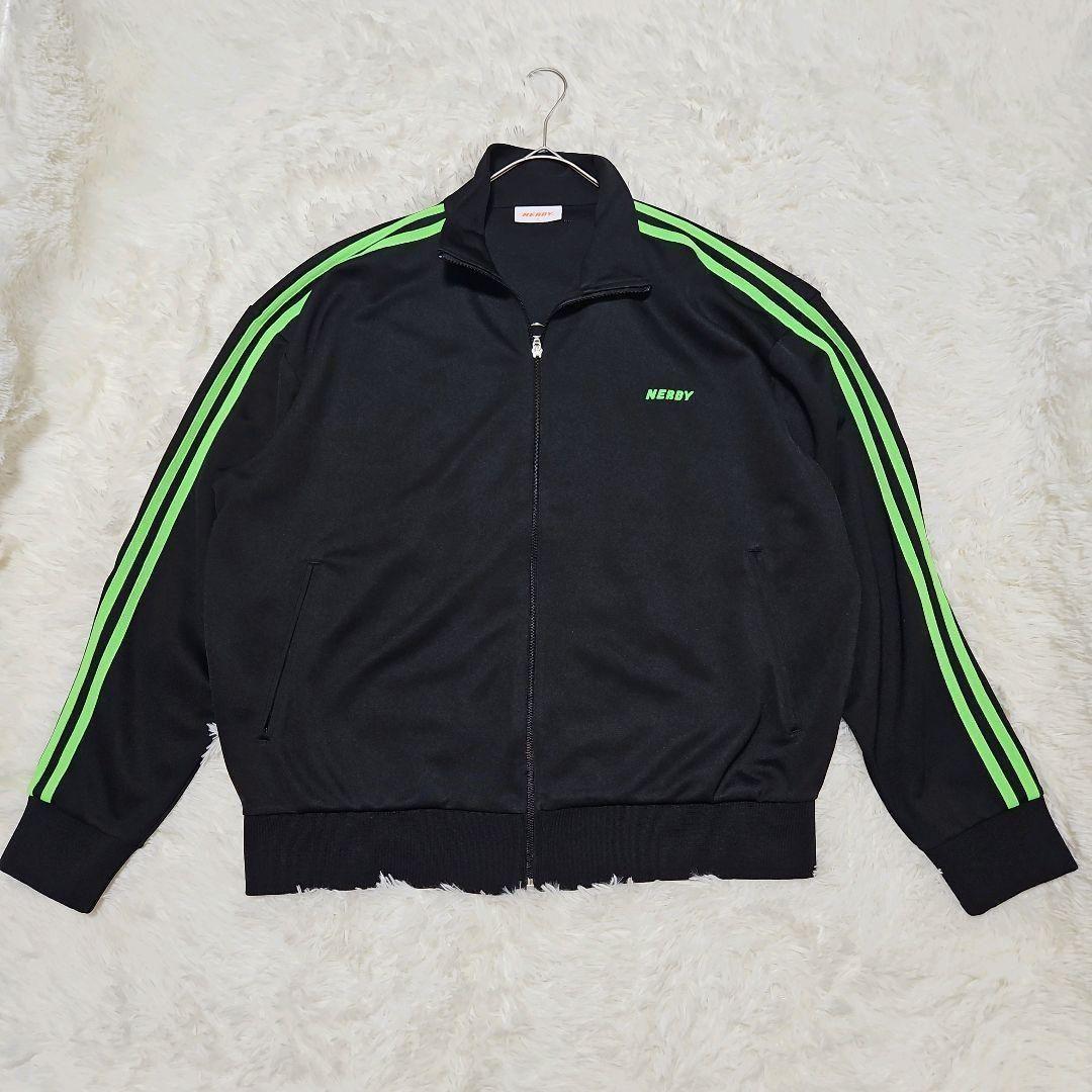 未使用級✨️ノルディ セットアップ ジャケットL パンツM ブラック&グリーン