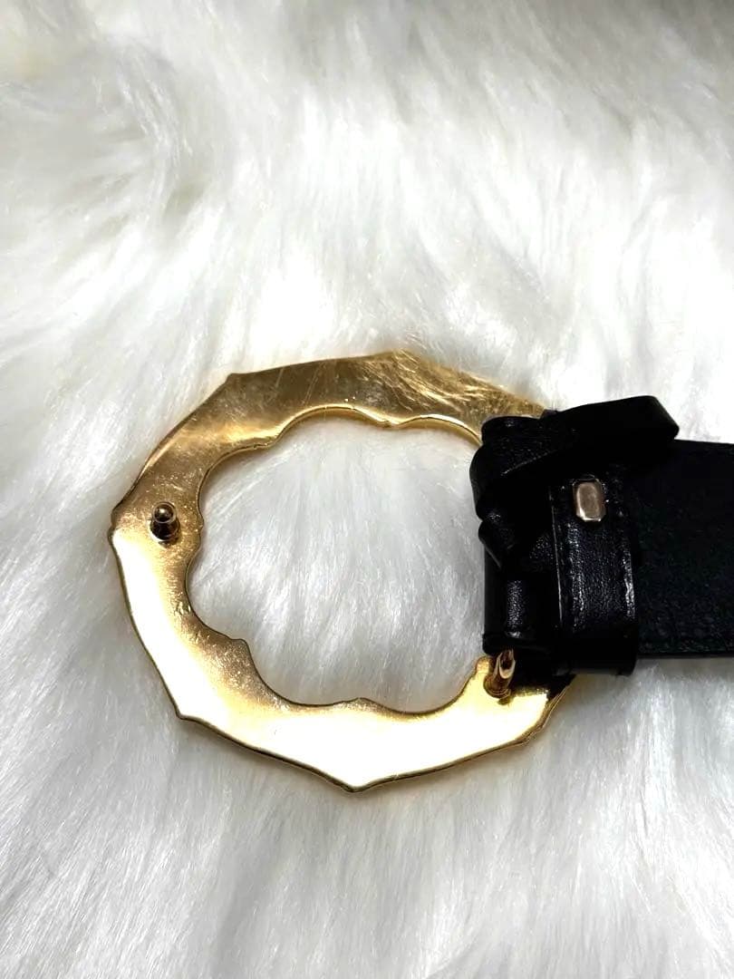 希少　GUCCI ベルト　バンブー　ブラック　ゴールド　　大幅値下げ　早い者勝ち