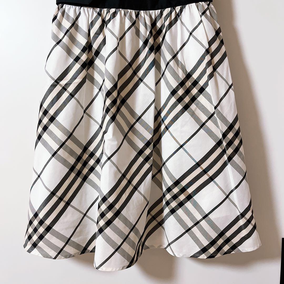 クリーニング済み✨ BURBERRY バーバリー　ワンピース　ノバチェック　36