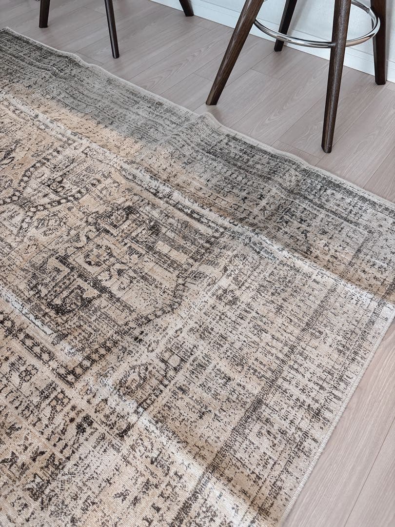 みるみる unicoラグ　NEVELネヴェル ベージュ 120×180cm