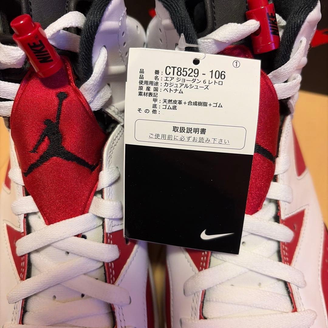 Air Jordan 6 カーマイン