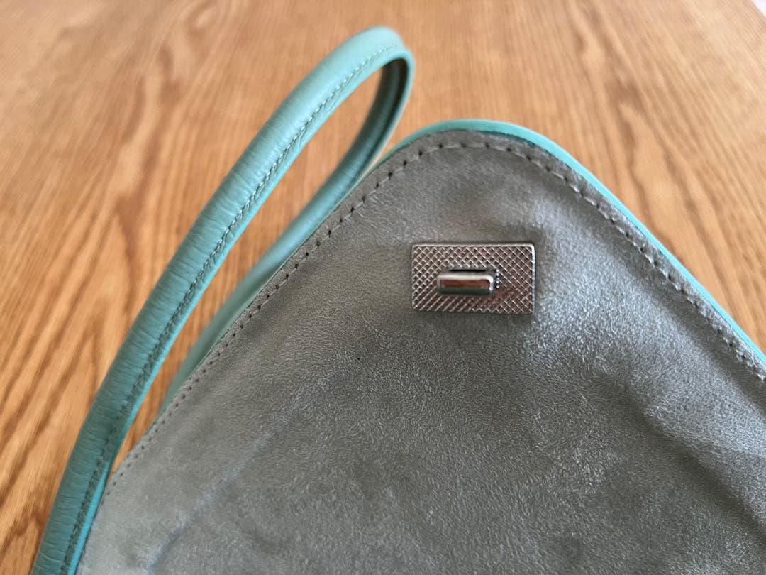 TOMORROWLAND DES PRESグリーン レザー ショルダーバッグ