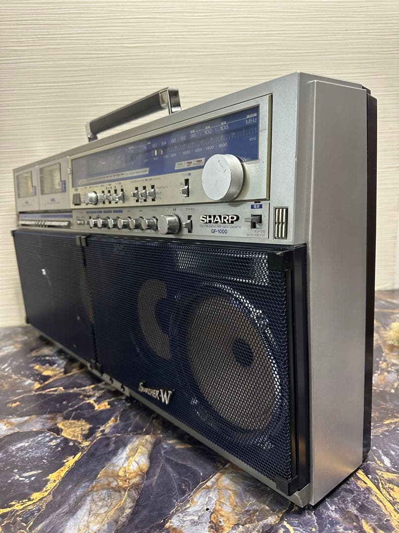 内蔵ブルーツゥース変更可能シャープ SHARP GF-1000ラジカセ　ラジオ
