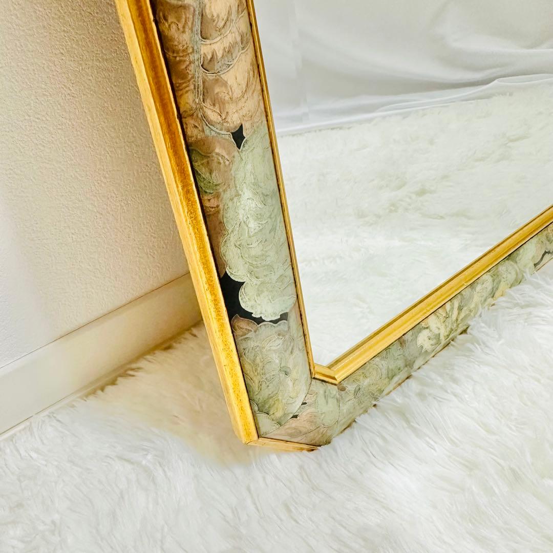 イタリア製 姿見 Made in ITLY 8角形 インテリア アンティーク