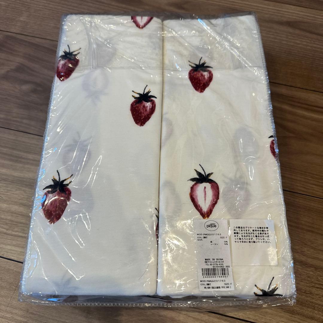新品　ジェラートピケ　ジェラピケ　掛け布団カバー　SD ストロベリー　苺柄
