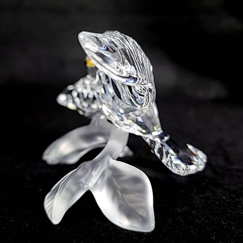 ◆未使用級◆スワロフスキー　キジバト　鳥　鳩　置物　箱つき