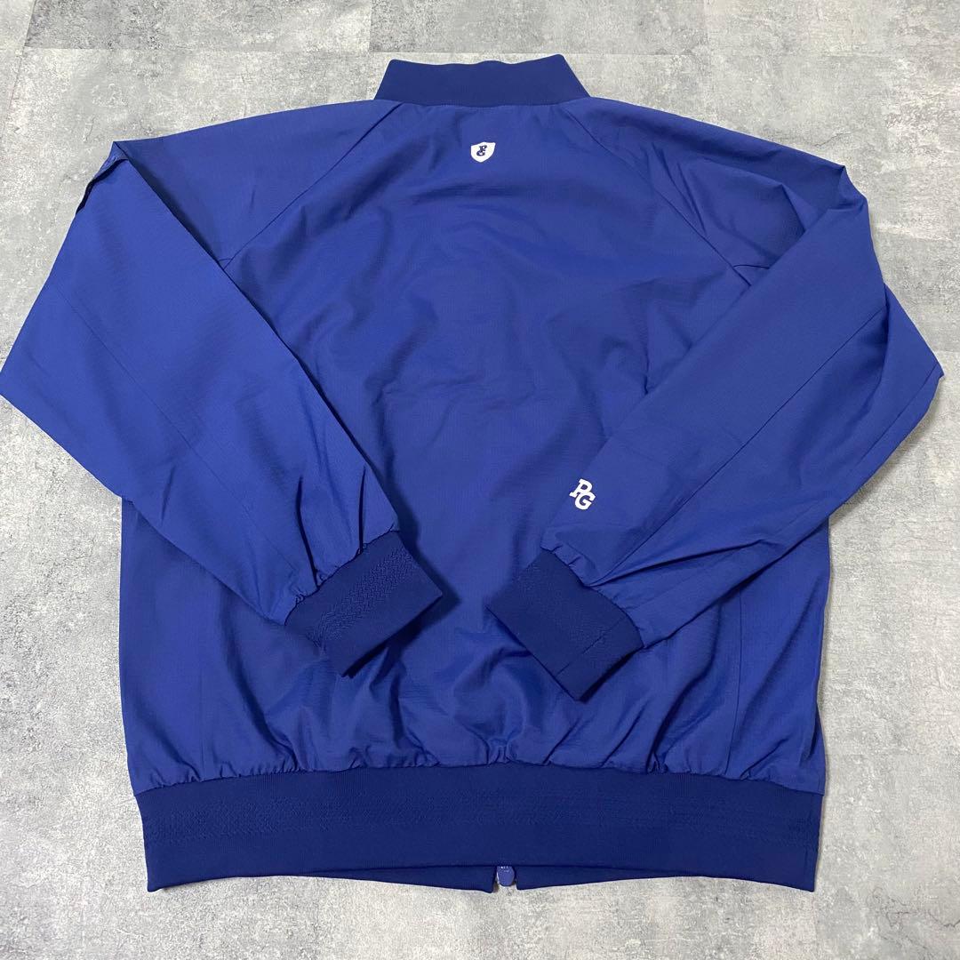 【新品】パーリーゲイツ　セットアップ　ブルゾン　パンツ　防水　ブルー　Mサイズ