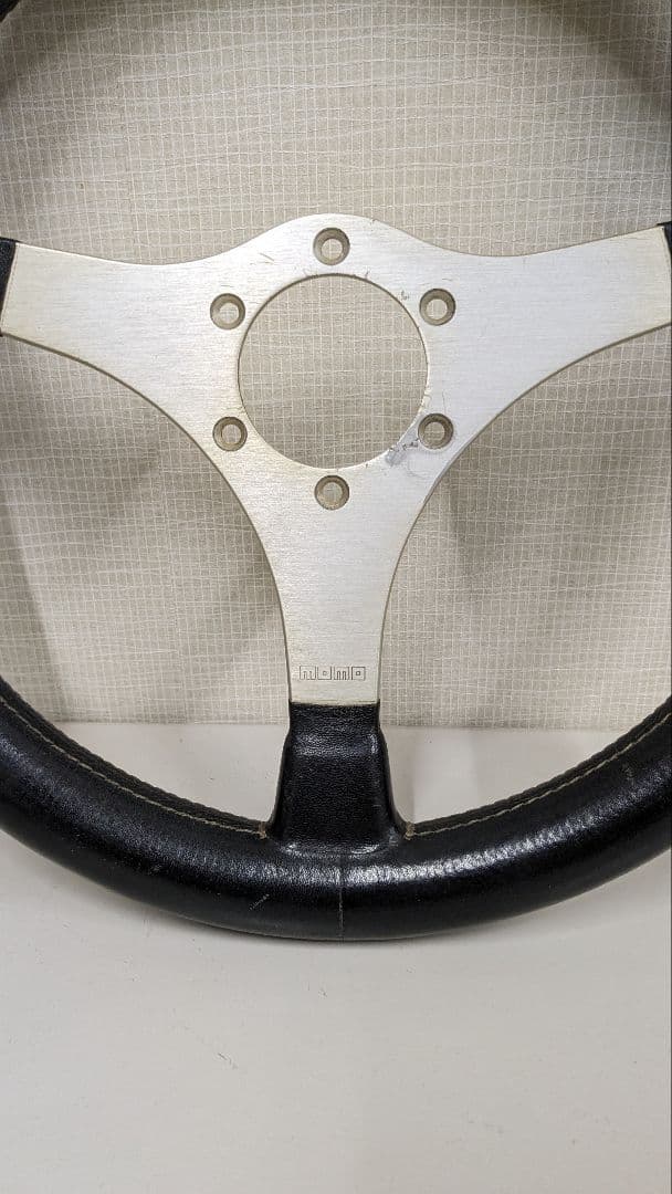 モモ　momo ジャッキースチュワート　ステアリング 旧車　約35π　当時物　太