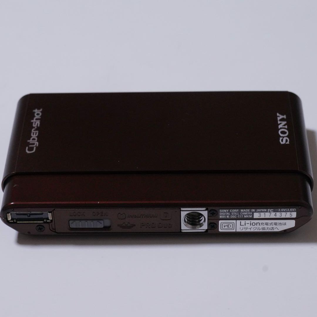 SONY Cyber-shot DSC-T77 ブラウン デジタルカメラ