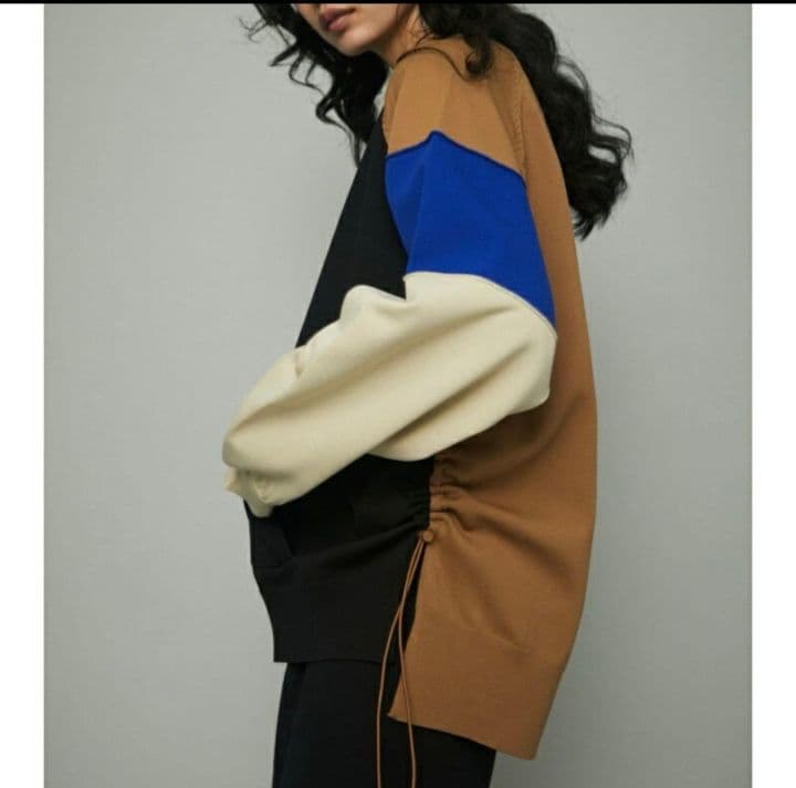 【ヘリンドットサイ】Pocket boyfriend 3 バイカラー　長袖