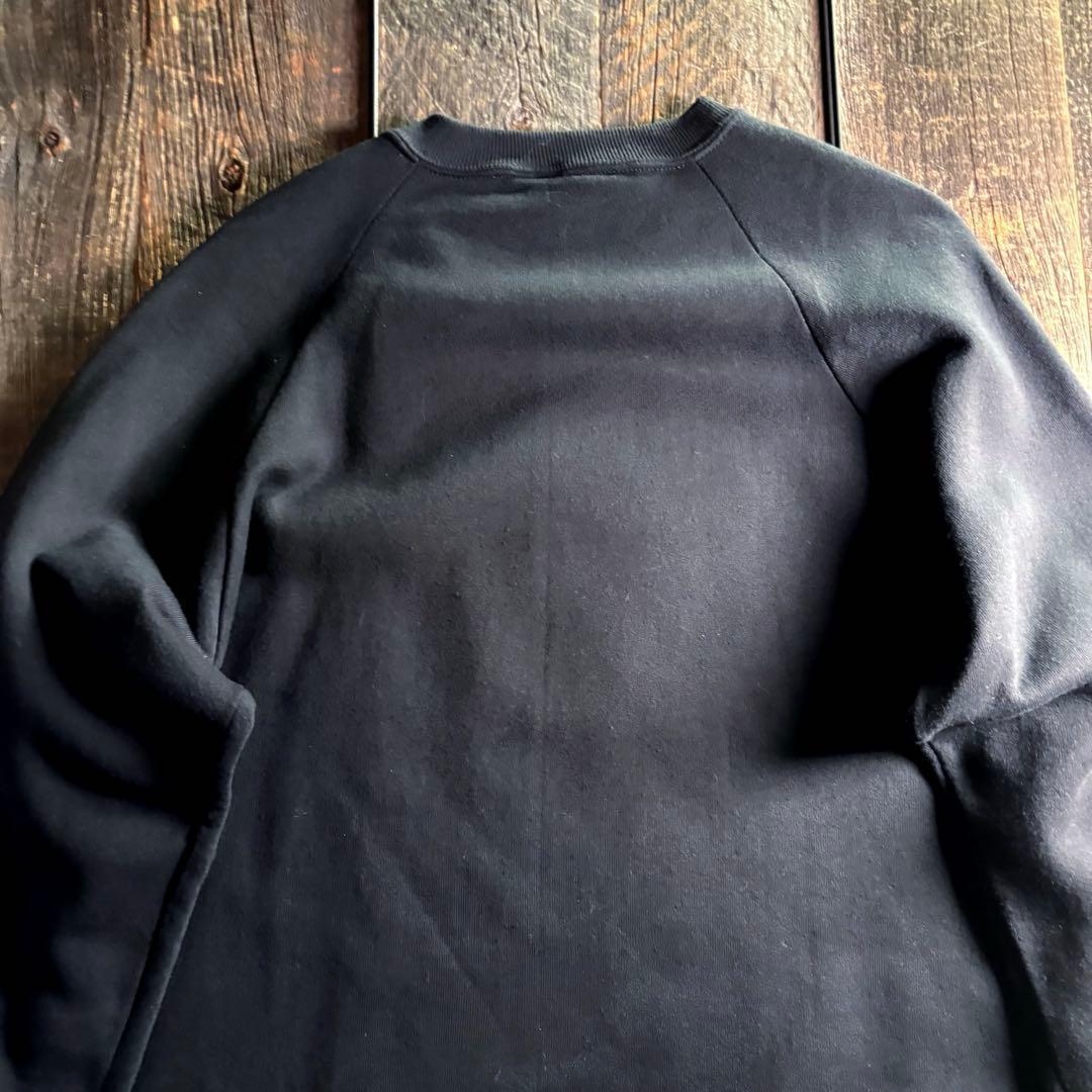 80s USA製　ジャージーズ　ラグランスウェット　ピエロスパンコール刺繍XL.