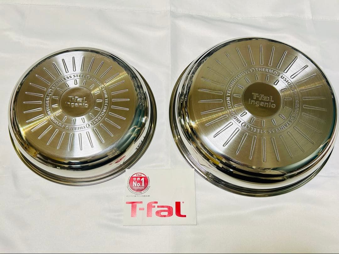 【新品迅速発送】t-fal グレース　フライパン　ステンレス最高峰　IH対応2点